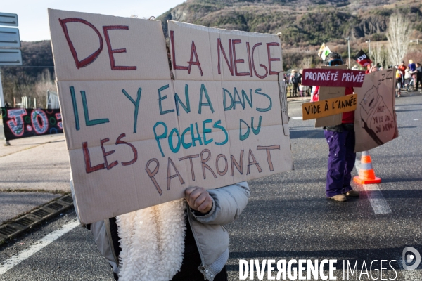 Rassemblement contre les JO 2030
