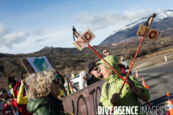 Rassemblement contre les JO 2030