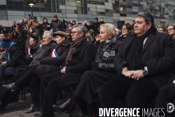 Inauguration de la rue David-Bowie