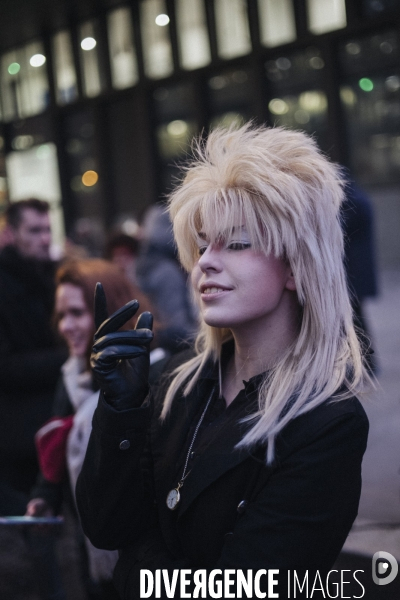 Inauguration de la rue David-Bowie