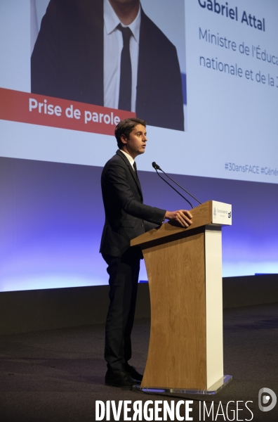 Gabriel ATTAL pour les 30 ans de la Fondation FACE à Marseille