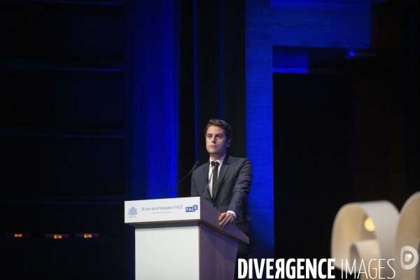 Gabriel ATTAL pour les 30 ans de la Fondation FACE à Marseille