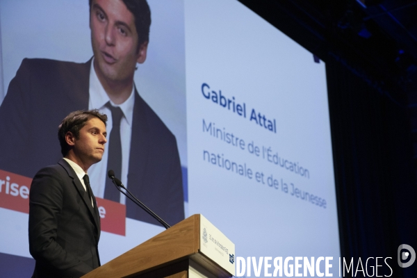 Gabriel ATTAL pour les 30 ans de la Fondation FACE à Marseille