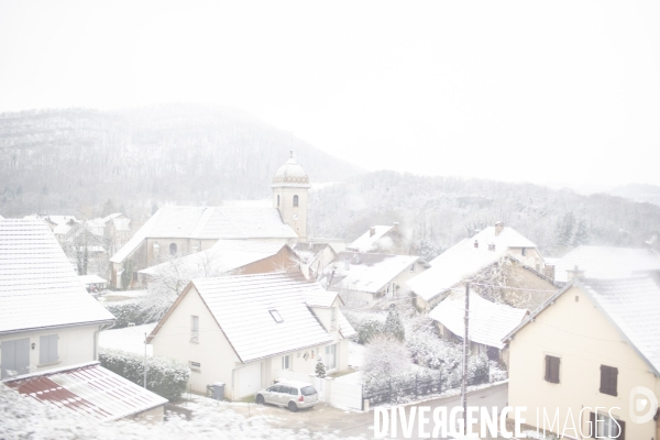 Paysage en neige