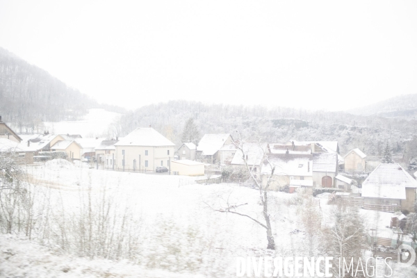 Paysage en neige