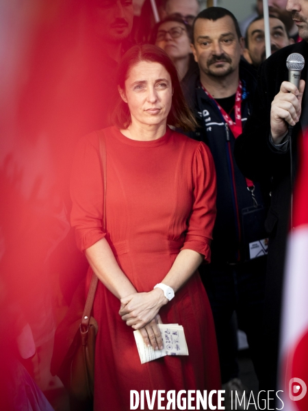 Sophie Binet au congrès national CGT Cheminots 2023 à Tours