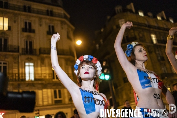 Rassemblement feministe contre l’impunite en matiere de violences sexistes et sexuelles