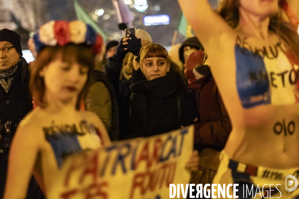 Rassemblement feministe contre l’impunite en matiere de violences sexistes et sexuelles