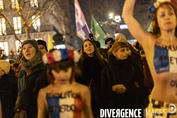 Rassemblement feministe contre l’impunite en matiere de violences sexistes et sexuelles