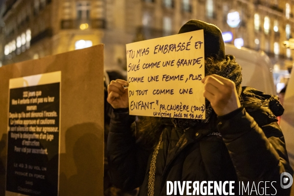 Rassemblement feministe contre l’impunite en matiere de violences sexistes et sexuelles