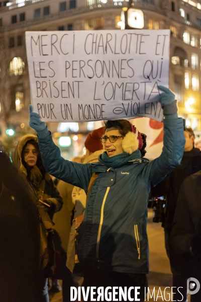 Rassemblement feministe contre l’impunite en matiere de violences sexistes et sexuelles