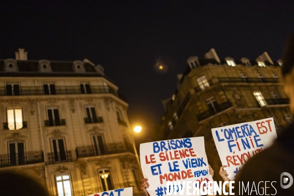 Rassemblement feministe contre l’impunite en matiere de violences sexistes et sexuelles