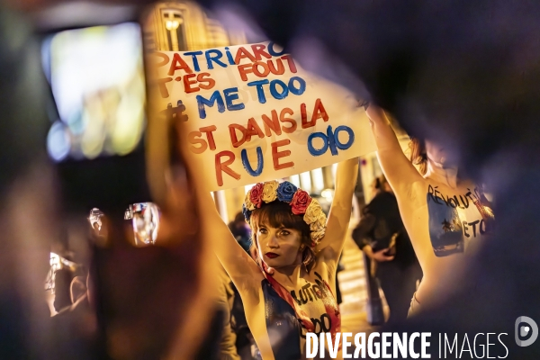 Rassemblement feministe contre l’impunite en matiere de violences sexistes et sexuelles