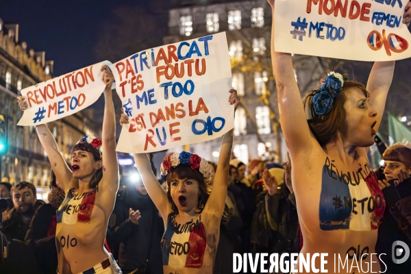 Rassemblement feministe contre l’impunite en matiere de violences sexistes et sexuelles