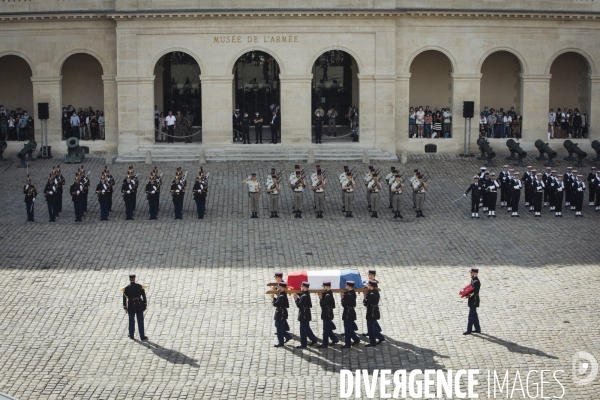 Hommage national à Jean-Paul Belmondo aux Invalides