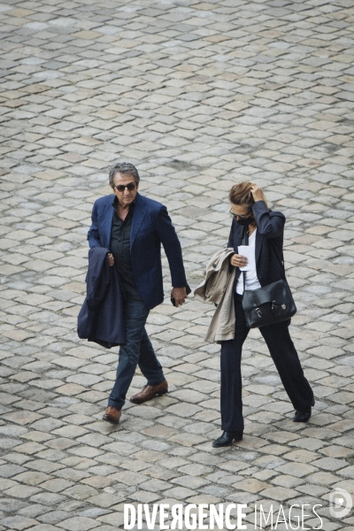Hommage national à Jean-Paul Belmondo aux Invalides