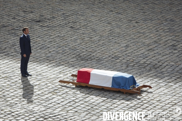 Hommage national à Jean-Paul Belmondo aux Invalides