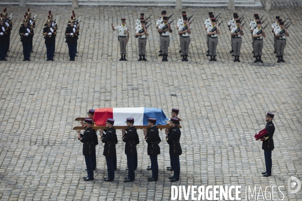 Hommage national à Jean-Paul Belmondo aux Invalides