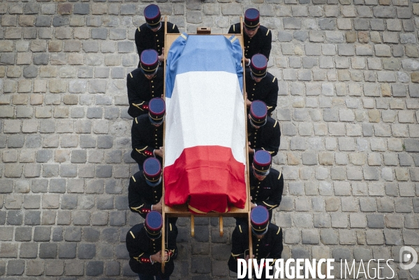 Hommage national à Jean-Paul Belmondo aux Invalides