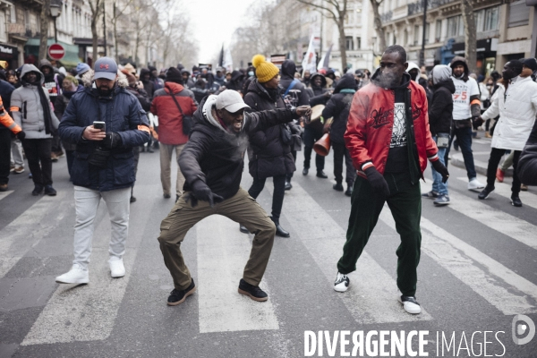 Manifestation contre la loi immigration