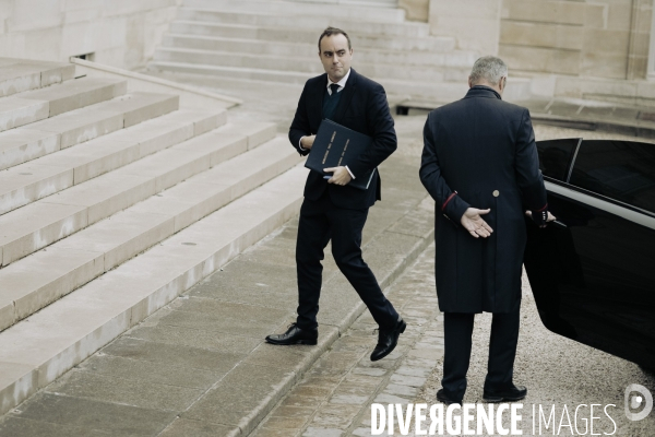 1er conseil des ministres du gouvernement Attal.