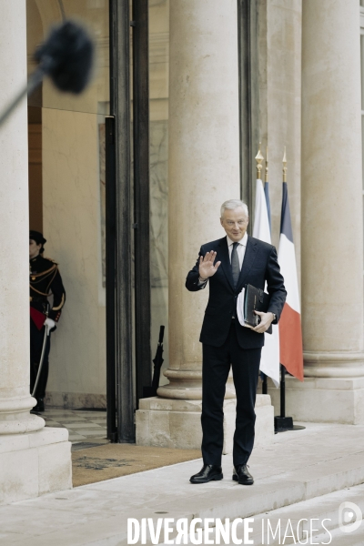 1er conseil des ministres du gouvernement Attal.