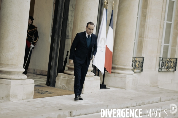 1er conseil des ministres du gouvernement Attal.