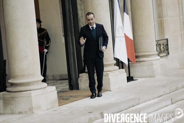 1er conseil des ministres du gouvernement Attal.