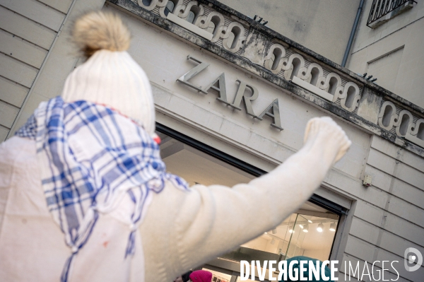 Manifestation en soutien au peuple Palestinien pour un cessez-le-feu à Gaza à Tours le 13.01.24