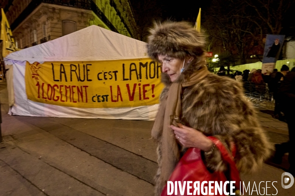 Sans-abri du campement Solférino