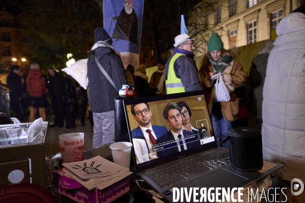 Sans-abri du campement Solférino