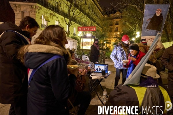 Sans-abri du campement Solférino