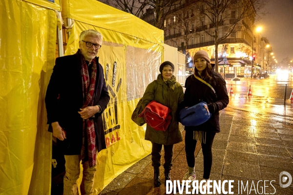 Sans-abri du campement Solférino
