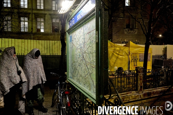 Sans-abri du campement Solférino