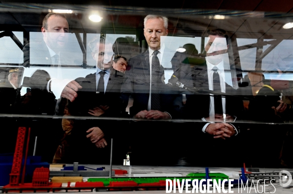 Déplacement de Bruno Le Maire et de Christophe Béchudans le nord consacré à la décarbonation