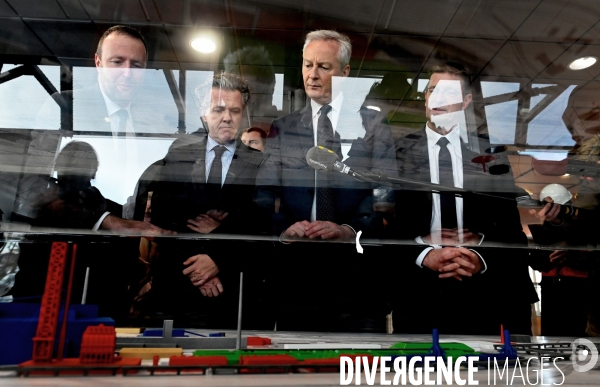 Déplacement de Bruno Le Maire et de Christophe Béchudans le nord consacré à la décarbonation