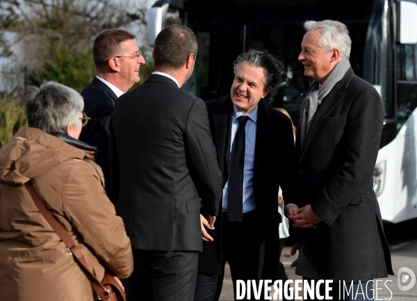 Déplacement de Bruno Le Maire et de Christophe Béchudans le nord consacré à la décarbonation