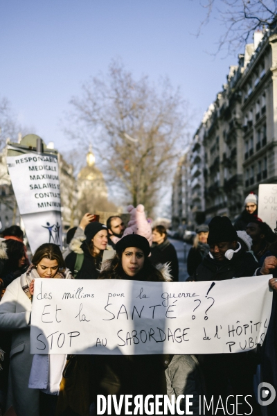 Manifestation des medecins diplomes etrangers