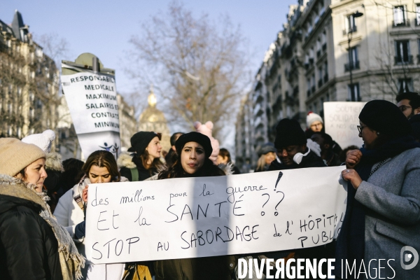 Manifestation des medecins diplomes etrangers