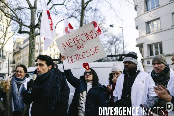 Manifestation des medecins diplomes etrangers
