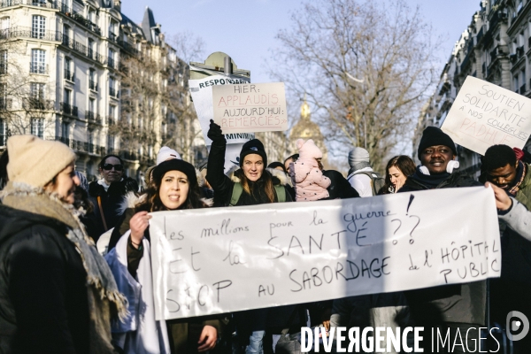 Manifestation des medecins diplomes etrangers