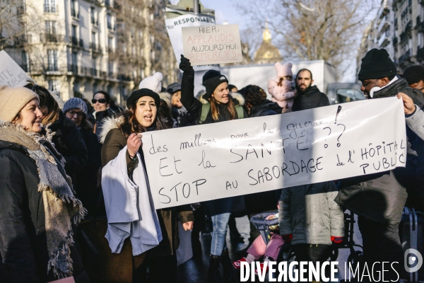Manifestation des medecins diplomes etrangers