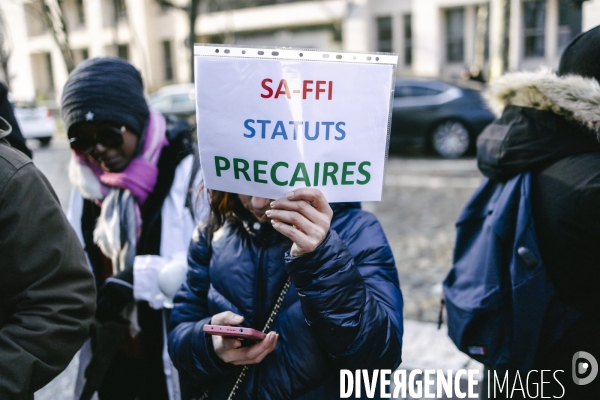Manifestation des medecins diplomes etrangers