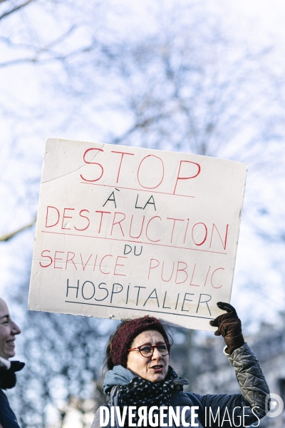 Manifestation des medecins diplomes etrangers