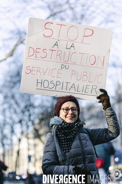 Manifestation des medecins diplomes etrangers