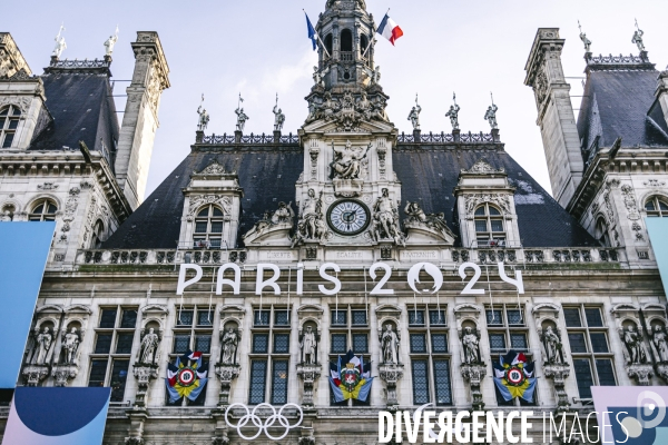 Paris 2024 : Manifestation de policiers