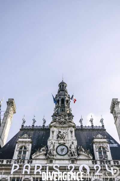 Paris 2024 : Manifestation de policiers