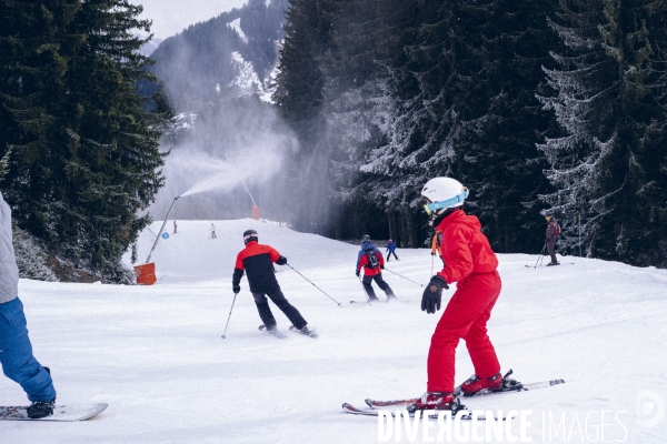 Domaine skiable en manque de neige