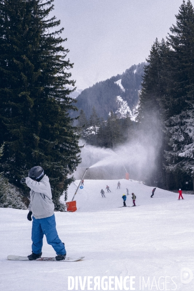 Domaine skiable en manque de neige