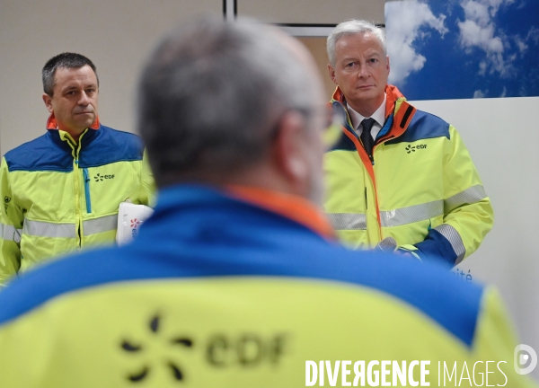 Déplacement de Bruno Le Maire dans le nord consacré à la relance du nucléaire français